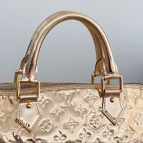 Paris Hilton Gold Alma GM Louis Vuitton Hand Bag - Picture 5 of 12
